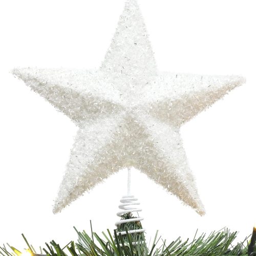 1 Christmas Concepts® 11 '' Sparkling Tree Top Star - Luxurious Christmas Decorations (White)