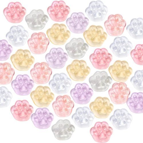 40pcs Mini Squishies Squishy Toy Cat Party Favors for Kids, Cat's paw Mochi Squishy Toys Kawaii Stress Reliever Anxiety Toys for Boys Girls, Pinata Fillers, Goodie Bag Stuffers for Toddlers Adults