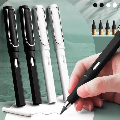 1 8pcs Infinity Pencil Forever Pencil with Eraser Cute Eternal Pencil Everlasting Pencil with Replaceable Nibs
