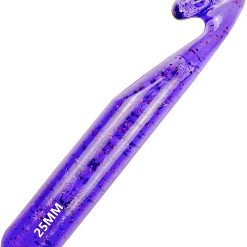 1 Hobekoee 25mm Large Crochet Hook for Chunky Yarn,Ergonomic Crochet Needles for Arthritic Hands,Plastic Crystal Smooth Crochet Hooks for Handmade DIY Crocheting