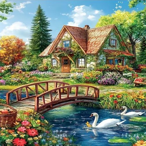 BYGFHLYW Easy Paint by Numbers Kit for Adults Beginner, Landscape Adult Paint by Number Kits on Canvas, DIY Painting with Numbers for Adults, Acrylic Oil by Number Kits for Home Wall Decor 16x20 in