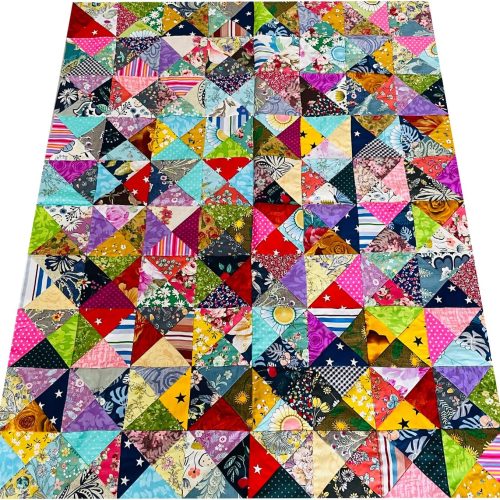 LUMANSUO 200pcs 4" x 4" Cotton Quilting Fabric Squares Fat Quarter Bundles Fabric for DIY Craft Patchwork,Floral