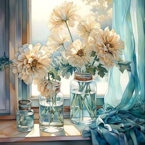 1 ARPADAMO Diamond Art Kits for Adults,5D Flower Diamond Painting DIY Flowers Diamond Art Diamond Painting Kits for Adults,Round Full Drill Diamonds, Diamond Art Kits for Home Decor-12x12inch