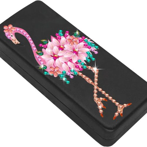 1 Leatrice Diamond Art Kits for Adults Small Diamond Painting Kit Gem Art Paint by Diamonds Dots Eyeglasses Case for Beginner Women