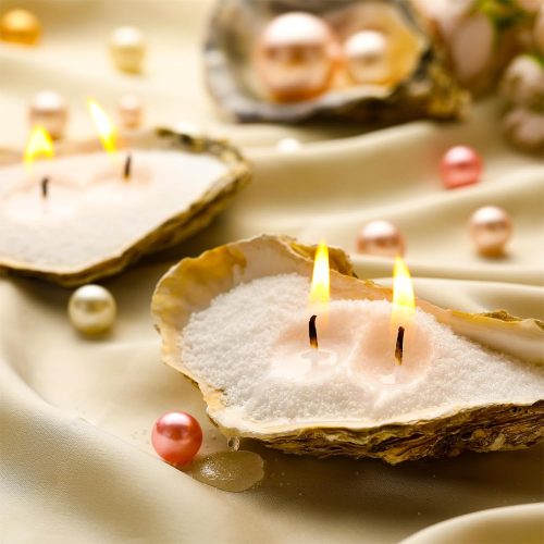 1 2.2lb Unscented Scented Pearled Candle Sand Wax Set Customized Powder Making Candles Refill Kit Palm Wax All Natural Non Toxic with 10 Wicks for Graduation Thank You Teacher Gifts DIY Making