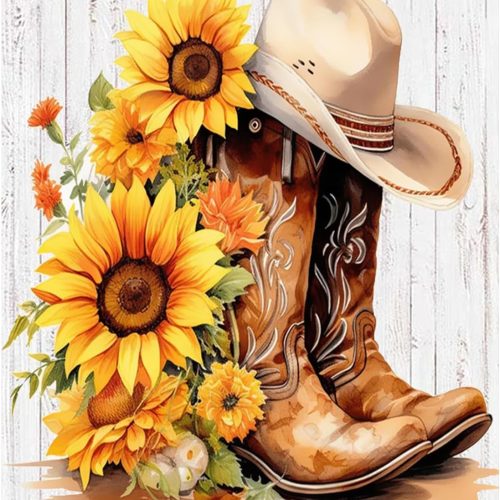 1 AIBOERL Boots Diamond Art Kits for Adults,Boots 5D Diamond Painting Kits for Adults Beginners,DIY Full Round Drill Diamond Dot Painting Gem Art Kits for Adult, Home Wall Decor 12x16Inch