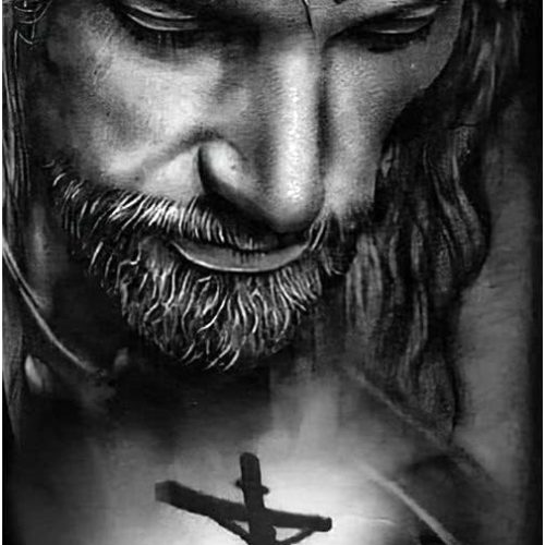 Jesus Diamond Painting by Numbers Big Large Size 16 x31 Inch 5D Full Diamond Painting Kits Religious Jesus Round Shape Diamond Dot Painting Kit Arts Crafts Home Fall Decor Easter Gift
