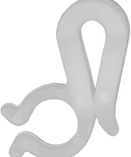 Mighty Light Christmas Light Clips Hangers Outdoor Hang Gutter Hooks for Christmas Decoration String Lights Weatherproof Outdoor Lights Clip for Halloween Xmas | 100 Pack