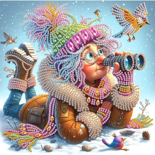 1 Christmas Diamond Painting Kit, 5D DIY Puppy and Christmas tree, Special Shape Crystal Artificial Diamond Partial Mosaic Handicraft, Wall Decor Art For Bedroom, Office, Living Room, Christmas Gift