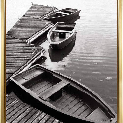 11x14 Picture Frames, Gold Photo Frames for Wall Mounting, Simple Design Glossy Finish Frame Perfect for Home Decoration, Office, Hotel and Various Ceremonies Praties