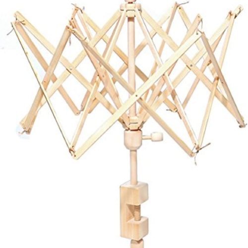 Wooden Umbrella Swift Yarn Winder - 24" Swift Yarn Winder Holder