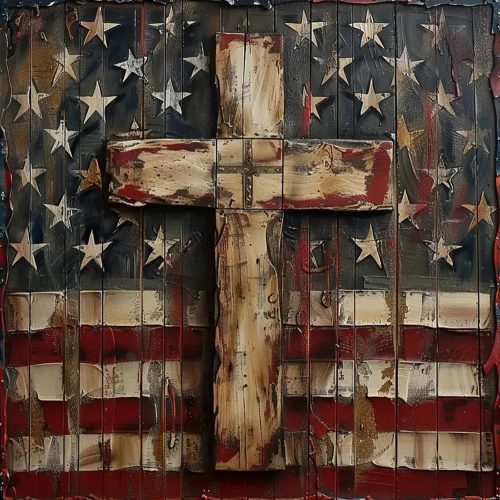 5D DIY Diamond Painting Kits for Adults, American Flag Cross Full Drill Embroidery Cross Stitch Crystal Rhinestone Paintings Pictures Arts Wall Decor Painting Dots Kits 11.8X11.8 inch