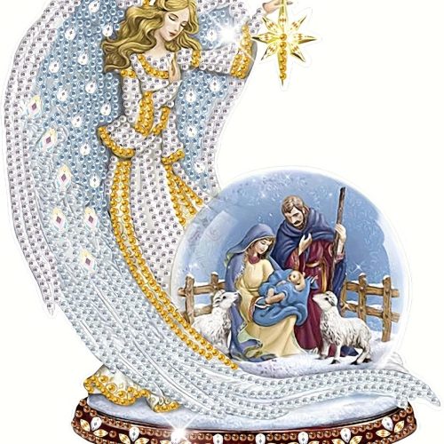 1 Diamond Painting Desktop Decoration, Religious Jesus 5D DIY Special Diamond Art Decoration Kit for Adults, Office Desktop Display or Christmas Gift
