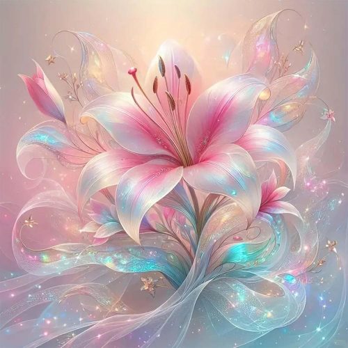 1 ZHUDENGXJL 5D Diamond Painting Kits for Adults,Pink Flowers Diamond Art Kits for Adults Beginner,DIY Full Drill Diamond Dot Gem Art Kits for Adults Beginners,Wall Home Decor 12 X 12inch