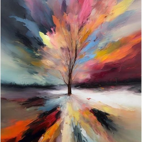 stnckic Paint by Numbers for Adults Beginners,Tree of Life Adults' Paint-by-Number Kits, Paint by Numbers Kit on Canvas,Perfect for Gift Home Wall Decor(16x20inch)