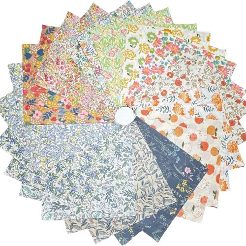 56Pcs Layer Cakes 10 inch Squares for Quilting,Autumn/Winter Printed Cotton Layer Cake Fabric Squares 10''x10'',Pre-Cut Quilting Fabric Bundles for Sewing Patchwork(Multiple Colors)