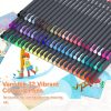 2 Vanstek 72 Colors Journal Planner Colored Pens, Fineliner Pens for Journaling, Writing Coloring Drawing, Note Taking, Calendar, Planner, Art Office School Gift Supplies