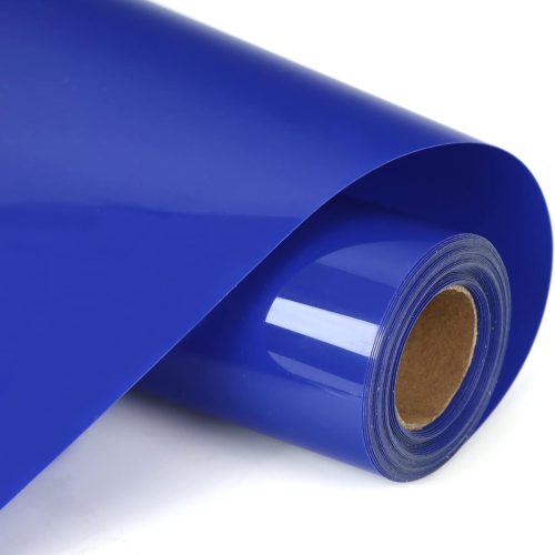 Royal Blue HTV Iron on Vinyl 12Inch by 10ft Roll Heat Transfer Vinyl for T-Shirt HTV Rolls for All Cutter Machine - Easy to Cut & Weed for Heat Transfer Design