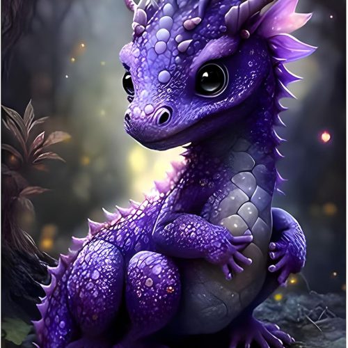 SENQAO Dragon Diamond Painting Kits for Adults, Dragon Diamond Art Kits Animal Diamond Art with Full Drill Round Diamonds, Dragon Diamond Dots Art Kits for Home Wall Decor 12X16inch