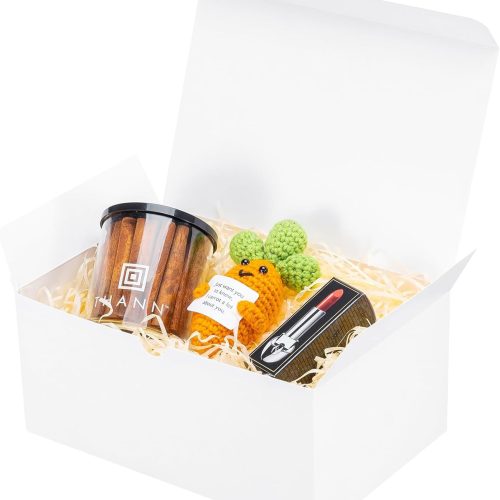 1 UnicoPak 6 Pack 9x6x4 Gift Boxes White Gift Boxes with Lids for Presents White Boxes Bulk for Gifts Birthday Wedding Bridesmaid Proposal Valentine Holiday Christmas