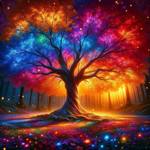 KINPLUB Tree of Life Diamond Art Kits for Adults, 5D Diamond Painting Kits for Adults Beginners, DIY Full Round Drill Paint by Diamonds, Home Wall Decor 12x12 Inch