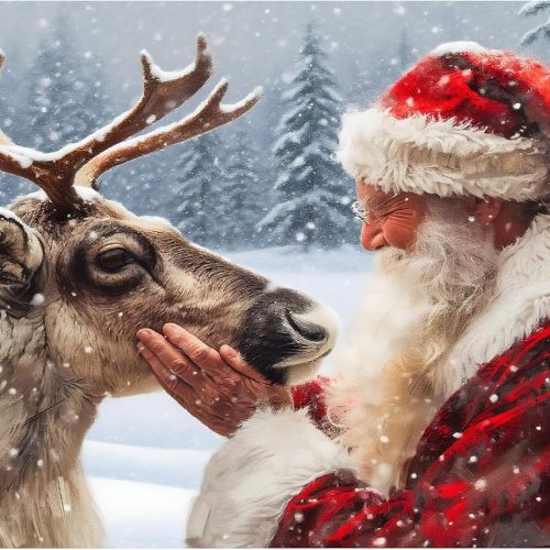 1 YarnMate Christmas Diamond Art Kits for Adults Beginners,Santa Claus Diamond Painting Kits for Adults,5D Full Drill DIY Diamond Dot Gem Art Kit Wall Home Decor Arts Craft 12x16 inch