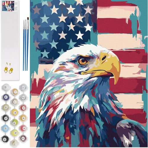 1 Paint by Number for Adults DIY Acrylic Paint by Numbers Kits on Canvas Tree of Life Drawing Colorful Paintworks Artwork for Beginner Without Frame, 16 x 20 Inch
