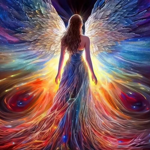1 eimivrc Paint by Numbers Kit for Adults Angel Fairy-Paint by Numbers Angel,Paint by Number Kit for Canvas Perfect for Home Wall Decor(16x20 Inch)