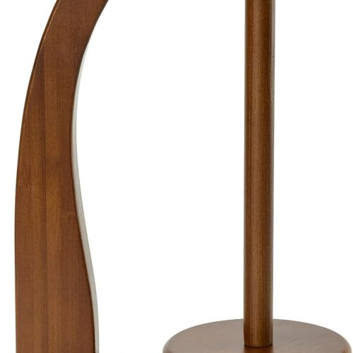 Yarn Holder for Knitting and Crocheting,Crochet Gift for Knitting Lovers,Wooden Yarn Spinner for Crochet by Artowell (Walnut Color)