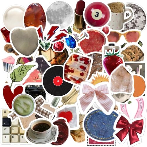 1 100PCS Y2K Vintage Aesthetic Stickers,Retro Book Decals,Vinyl Waterproof Stickers for Laptop Water Bottles Computer Phone Scrapbook Journal
