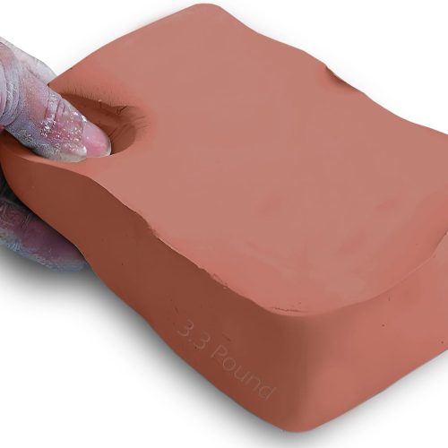 ReArt Air Dry Modeling Clay 3.3LBS, for Sculpting, Wheel Throwing, Hand Building, All-Purpose Modeling Clay (White)