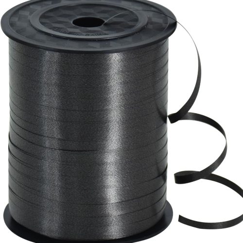 1 500 Yards Curling Ribbon-Balloon Ribbon-Balloon String for Art&Craft Decor,Gift Wrapping,Ribbons and Bows for Christmas New Year Halloween Birthday Gifts Graduation Supplies (Black)