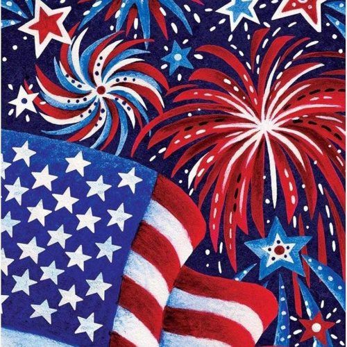 DIY 4 Th of July Diamond Painting Kits For Adults Patriotic,Diamond Art by Number Kit Celebrate American Flag Crystal Embroidery Beginner Arts Full Square Drill Crafts Home Wall Decor Gifts (12x16 in)