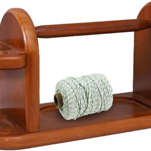 1 RoseFlower Yarn Winder, Wooden Yarn Holder Dispenser for Crocheting, Knitting Machine, Yarnball Winder, Thread Holder, Crochet Accessories Gift, Knitting Accessories