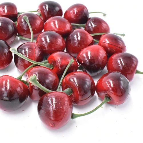 Art&Beauty Pack of 20 Decorative Fruit Cherries Fake Fruit Model for Decoration