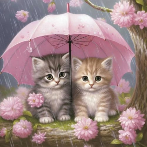 1 WSLWXSHM Diamond Art Painting Kits for Adults Cat, Round Full Drill Diamond Art Kits, 5D DIY Paint with Diamonds Crafts for Home Wall Decoration Gifts 12×12Inch, Animal