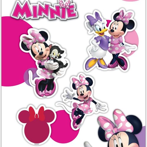 Minnie Mouse Decals - Set of 4 Minnie Mouse Stickers for Kids and Adults - Vinyl Decals for Tumbler, Laptop, Water Bottle, Vehicles