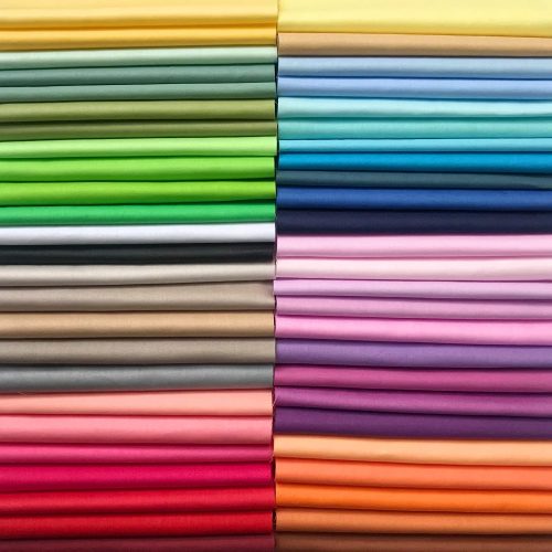 Misscrafts 50pcs Craft Fabric Bundle Squares Quilting Fabric Pure Colour for Sewing Crafting Patchwork DIY Scrapbooking (20x20cm)