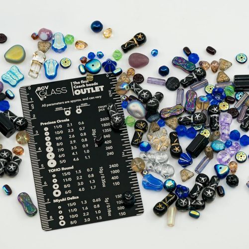 3 1.4oz (40g) Limited Mix of Czech Glass Bead, Set Kit for Hand Made, BG Blue AB