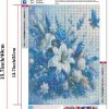 4 5D Diamond Painting Kits for Adult, Birds Flower Diamond Art Kits for Beginners, DIY Full Drill Floral Diamond Dot Gem Art Kits for Home Decor 12 x 16 Inch