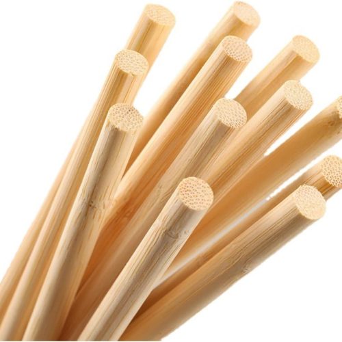 1 10PCS Dowel Rods Wood Sticks Wooden Dowel Rods - 3/8 x 17.5 Inch Bamboo Sticks - for Crafts,Hardwood Dowel Rod Assortment,Wooden Rod Sticks Doweling Rods, DIYers.