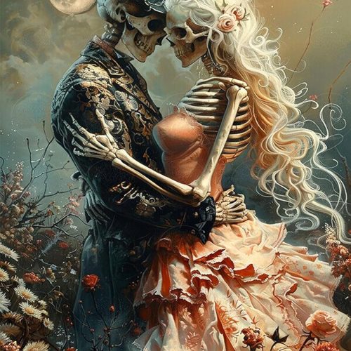 1 Axquilon Skeleton Diamond Art Kits for Adults - Skull Diamond Painting Kits for Adults Beginner, DIY 5D Full Drill Gem Art for Home Wall Decor 12x16 inch
