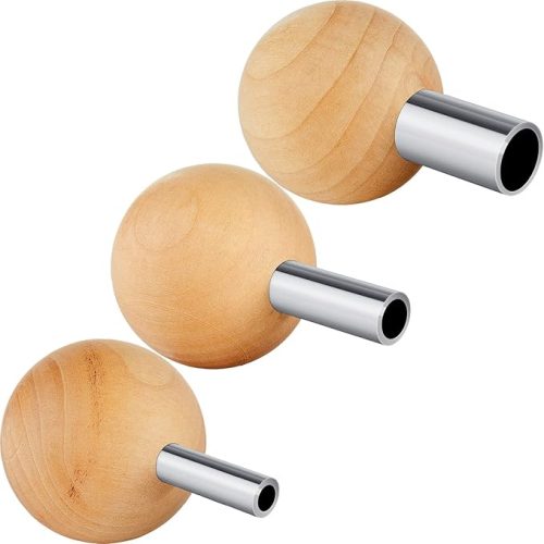 3 Pcs Safety Eye Tool Auxiliary Tool for Attaching Safety Eyes for Crocheting Crochet DIY Stuffed Animal Install Doll Making Supplies Craft, 3 Size