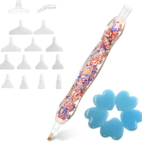 5D Diamond Painting Art Drill Pen Tool Accessories kit, Rhinestone Gem Picker for Diamond Art Nail USA Blue