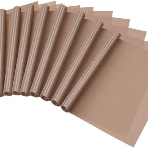 1 10 Pack Teflon Sheet for Heat Press Transfer Sheet Non Stick 12''x16'' Heat Press Transfer Paper Heat Resistant Craft Mat
