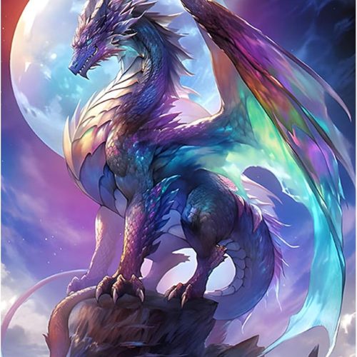 1 Dragon Diamond Art Kits for Adults - DIY 5D Diamond Art Kits Full Drill Diamond Dots Paintings with Diamonds Gem Art and Crafts Home Decor 12x16inch