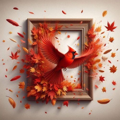 Diamond Painting Kits for Adults Cardinal, 5D DIY Diamond Art Kits for Beginners Round Full Drill Diamond Painting for Home Wall Decoration Gift 12×12inch, Bird