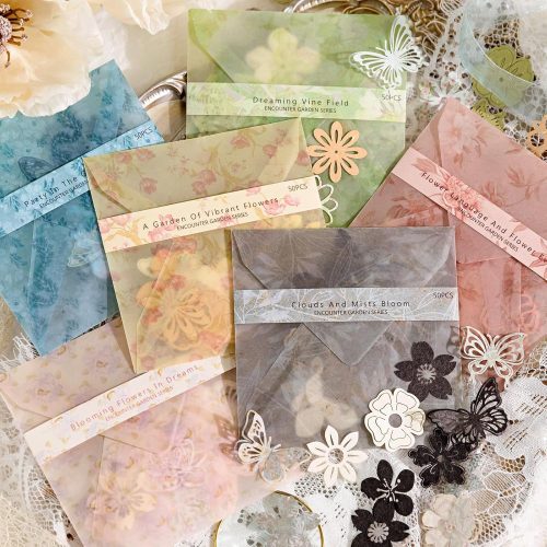 1 300 Pieces Mini Flowers Collage Paper Pack, Scrapbooking Supplies Background Paper Flowers Scrapbook Pack for Card Making Collage DIY Handmade Craft Decoration