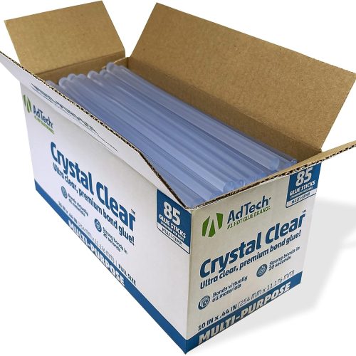 1 Hot Glue Sticks 10" Full Size, Clear, 85 Sticks