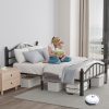 Full Size Bed Frames with Headboard, Noise-Free Design & Underbed Storage Heavy Duty Metal Bed Frames No Box Spring Needed/Tool-Free Assembly